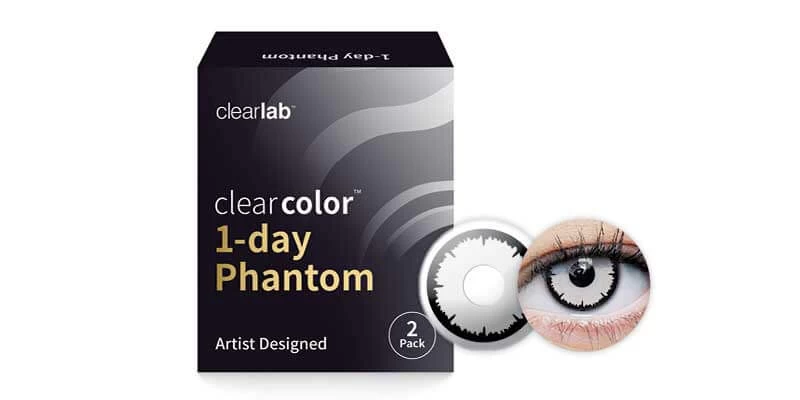 Clearcolor 1-Day Phantom Angelic White 3 Clearcolor 1-Day Phantom Angelic White
