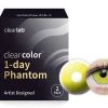 Clearcolor 1-Day Phantom Zombie Yellow 2 Clearcolor 1-Day Phantom Zombie Yellow -Beste Optiek Winkel ClearColor Phantom ZombieYellow 1